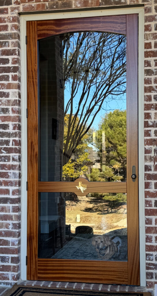 Seaport Shutter Full-Circle Door FC-213 Texas Carving