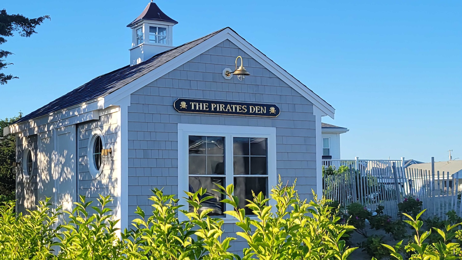 Seaport Shutter Pirates Den Sign